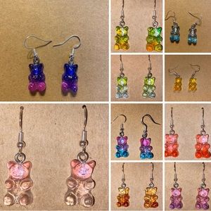 ☀️3/$12☀️ Ombré Gummy Bear Earrings